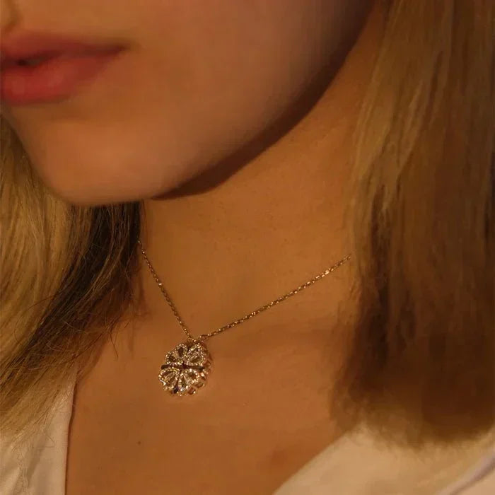 Gelukkige liefde charme ketting