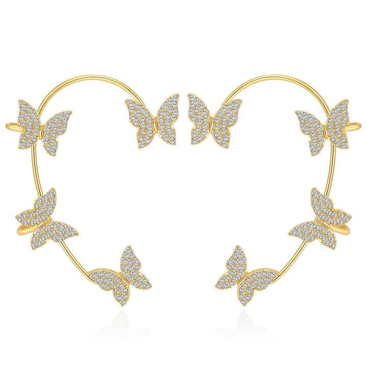 Light Luxury Butterfly Ear Hanging